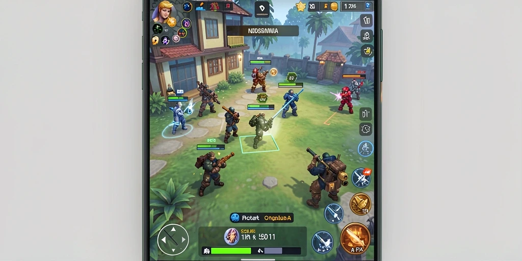 Screenshot menunjukkan momen seru saat berkompetisi dengan pemain lain.