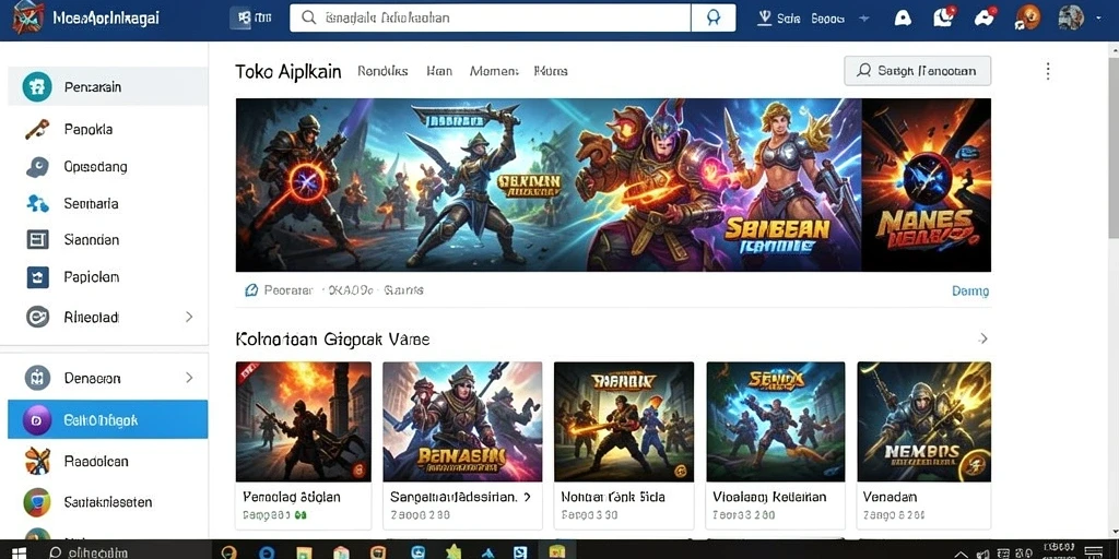 Momen seru dalam permainan multiplayer dengan teman.