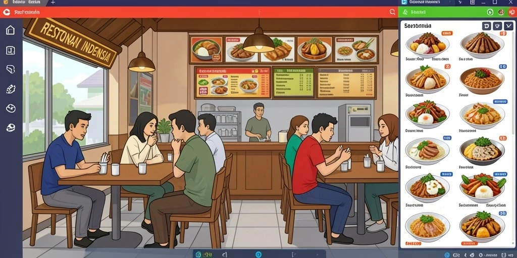 Screenshot petualangan seru dalam game SE328.